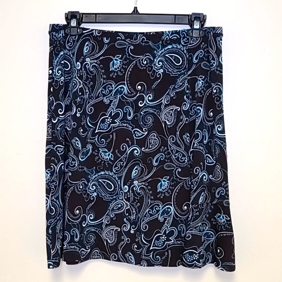George Dresses & Skirts - George Brown & Teal Paisley Midi Skirt